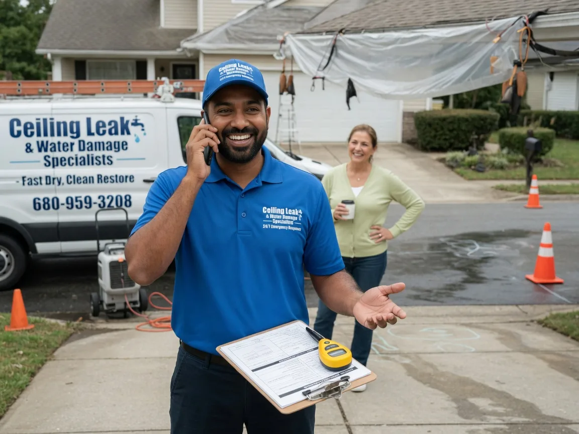 Ceiling Leak Cleanup Vernon, CO FAQs